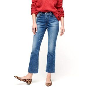 J. Crew Billie Demi Boot Crop Raw Hem Women's Jeans - Size 27